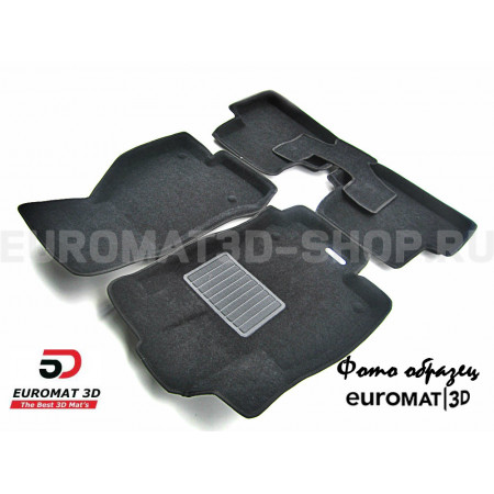 Текстильные 3D коврики Euromat3D Business в салон для Nissan Tiida (2007-2014) № EMC3D-003719 Текстильные 3D коврики Euromat3D Business в салон для Nissan Tiida (2007-2014) № EMC3D-003719