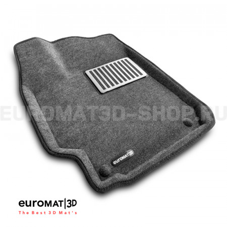 Текстильные 3D коврики Euromat3D Lux в салон для Toyota Camry V40 (2006-2011) № EM3D-005104G Серые Текстильные 3D коврики Euromat3D Lux в салон для Toyota Camry V40 (2006-2011) № EM3D-005104G Серые