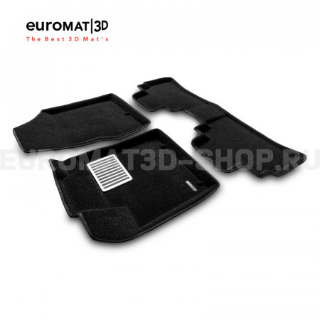Текстильные 3D коврики Euromat3D Lux в салон для Nissan Murano (Z52) (2016-) № EM3D-003729