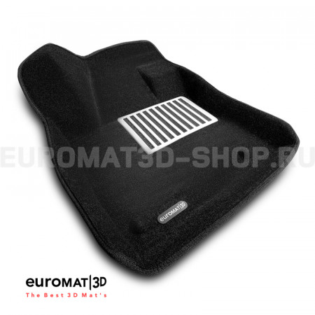 Текстильные 3D коврики Euromat3D Lux в салон для Infiniti QX50 (2018-) № EM3D-002804