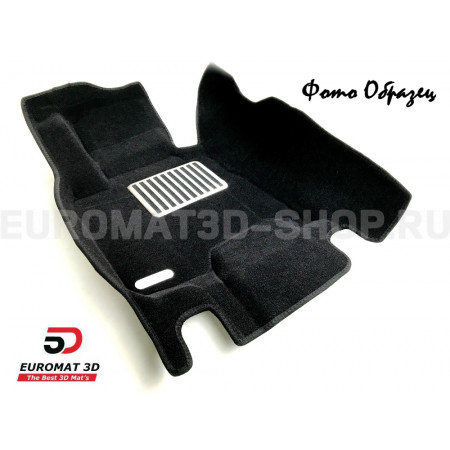 Текстильные 5D коврики с высоким бортом Euromat3D в салон для Toyota Corolla (2007-2012) № EM5D-005107