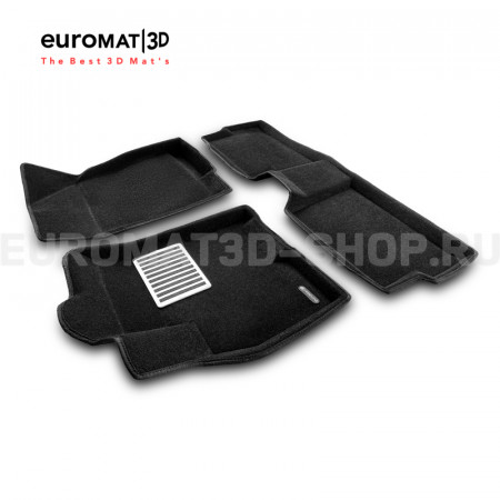 Текстильные 3D коврики Euromat3D Lux в салон для Chery Tiggo 7 PRO (2019-) № EM3D-001421