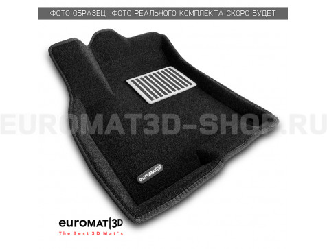 Текстильные 3D коврики Euromat3D Lux в салон для Jetta VS7 (2019-) № EM3D-005452