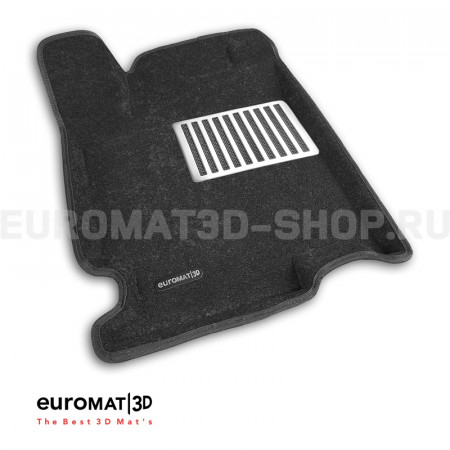 Текстильные 3D коврики Euromat3D Lux в салон для Москвич 6 (2023-) № EM3D-000012